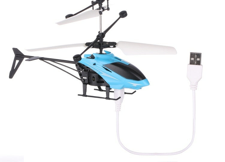 Mini Helicóptero de Brinquedo com Controle Remoto