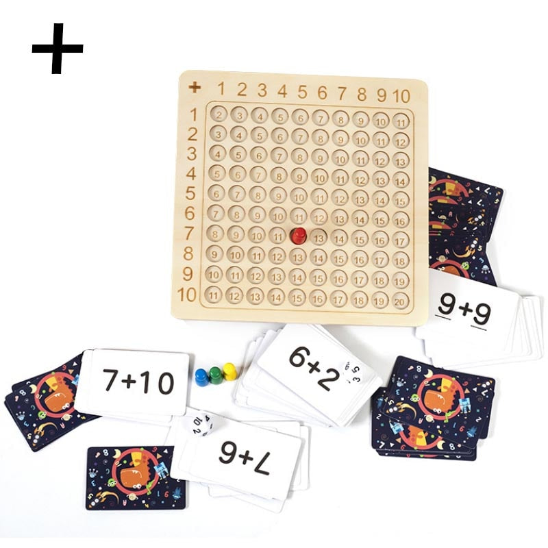 Jogo de Tabuleiro Matemática Montessori