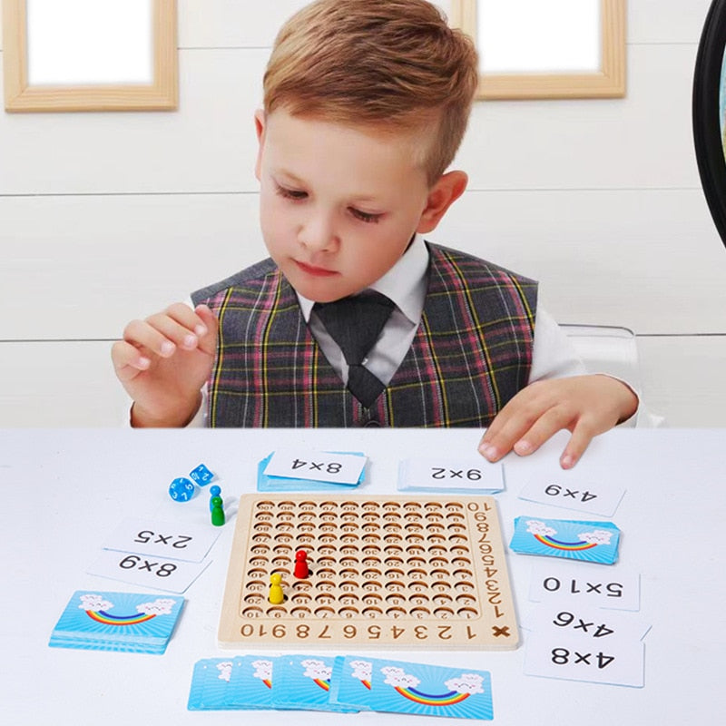 Jogo de Tabuleiro Matemática Montessori