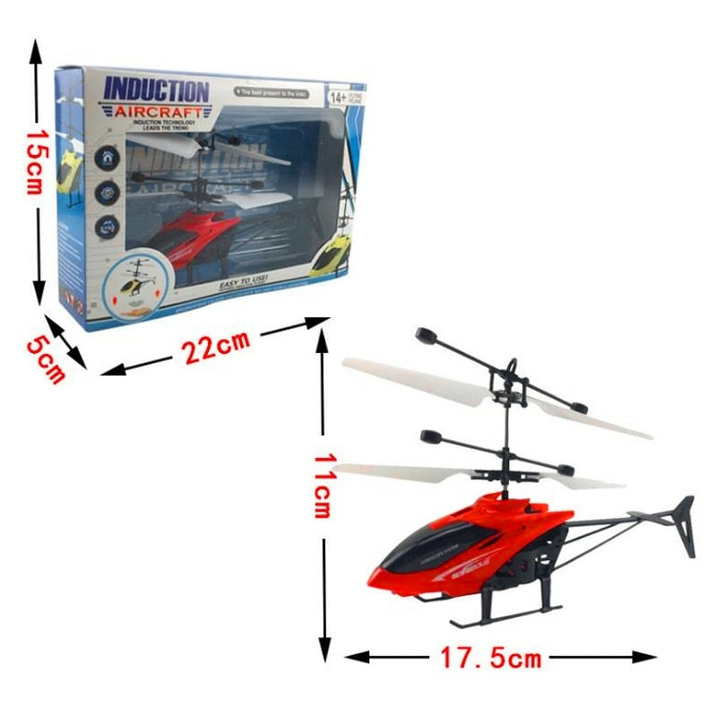 Mini Helicóptero de Brinquedo com Controle Remoto