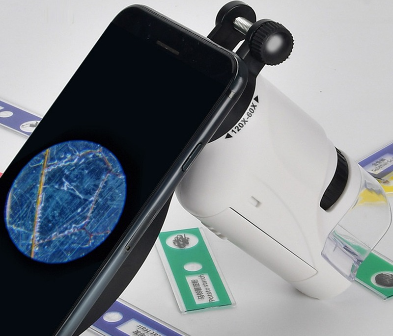 Mini Microscópio Portátil para Crianças