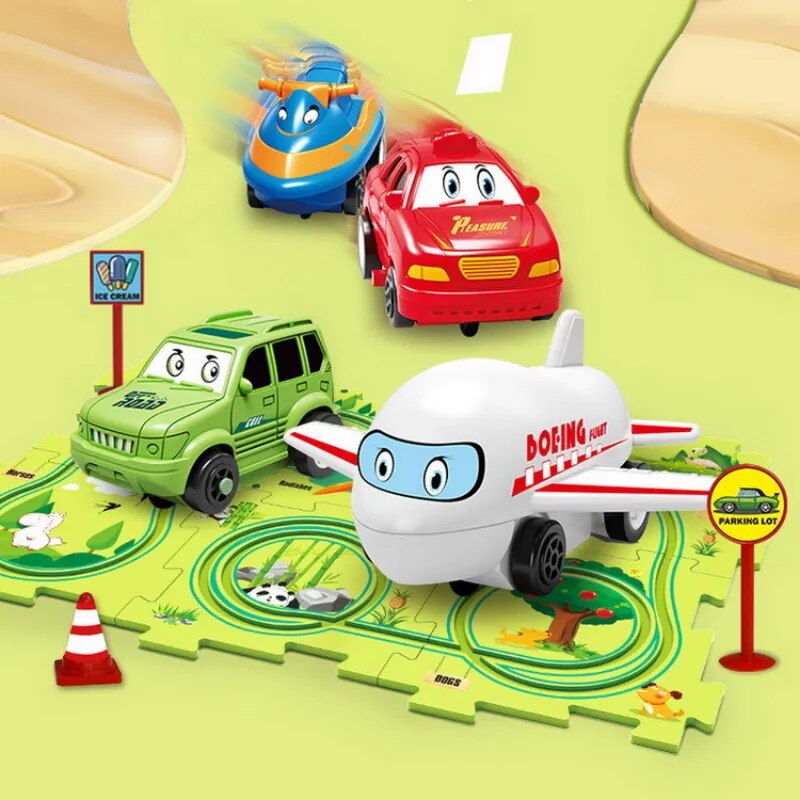 RailCar - Conjunto de pistas para carros infantis