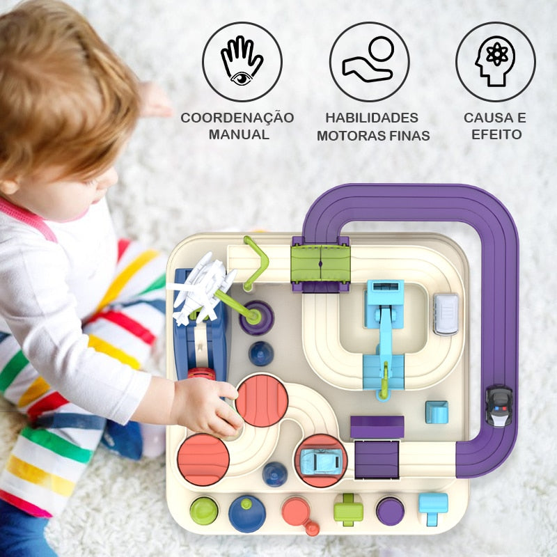 Brinquedos educativos para vagões ferroviários