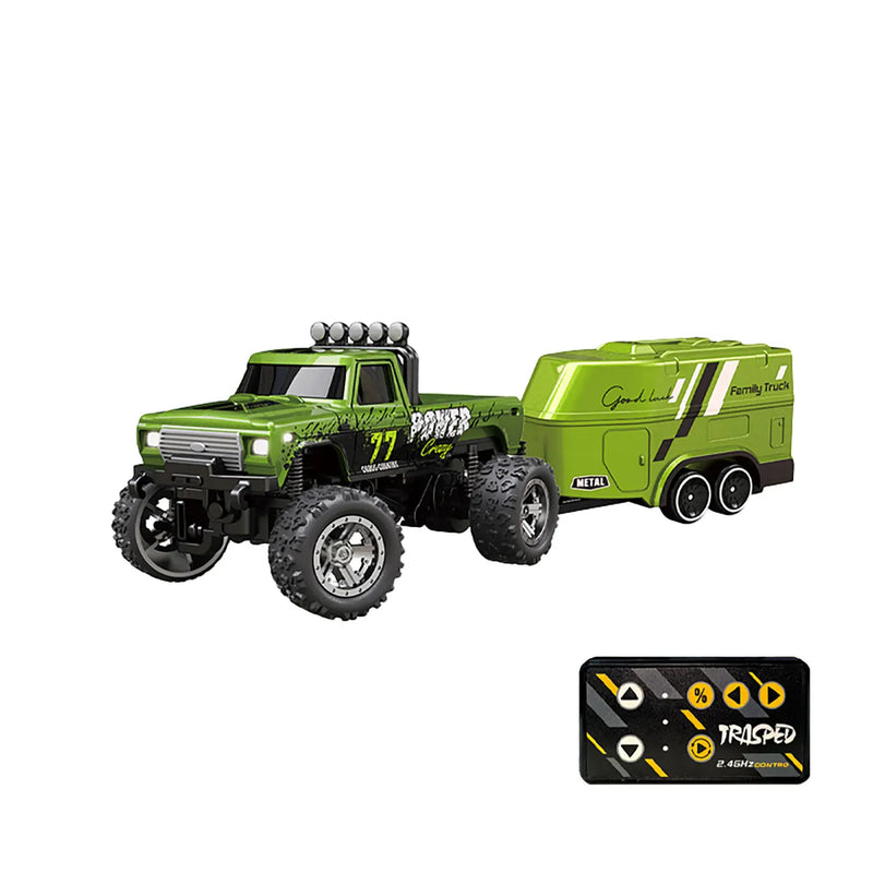 Mini RC Monster Truck + Brinde "Reboque"