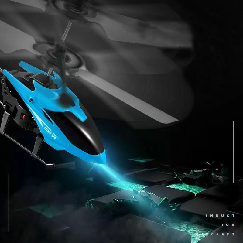 Mini Helicóptero de Brinquedo com Controle Remoto