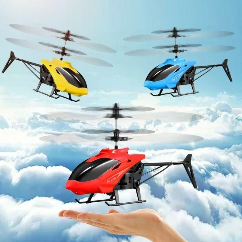 Mini Helicóptero de Brinquedo com Controle Remoto
