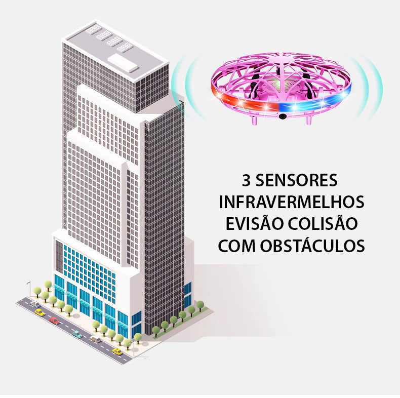 Mini OVNI Controlado Por Gesto