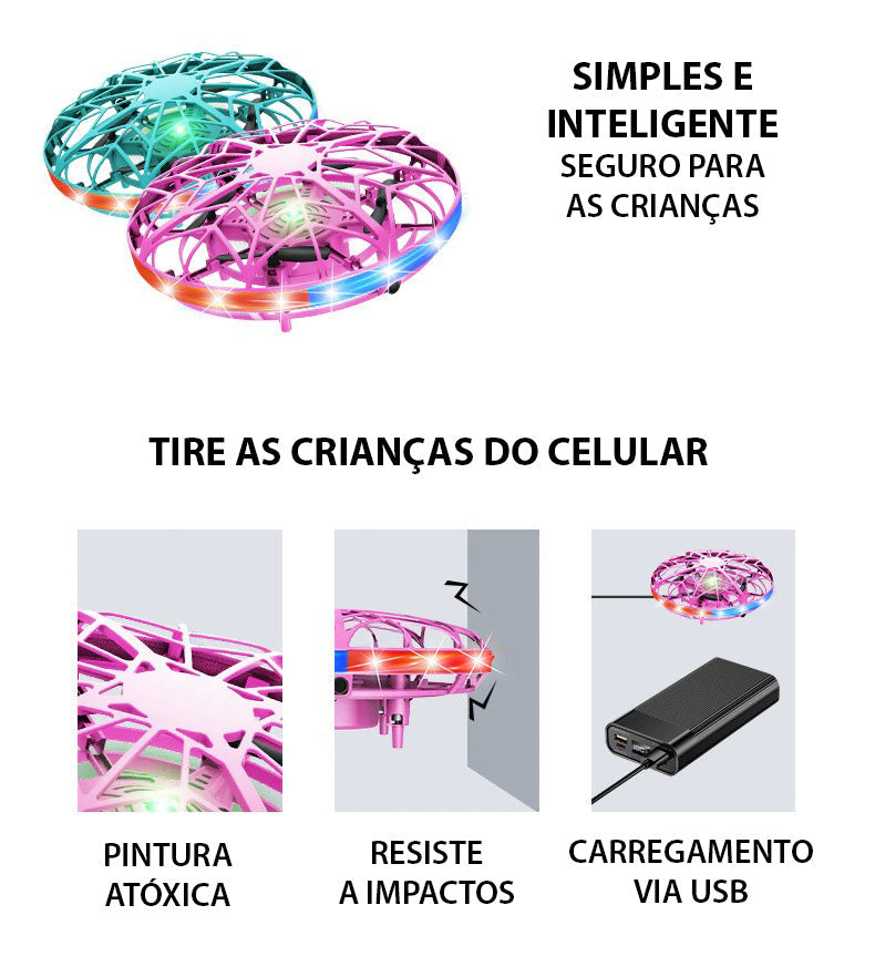 Mini OVNI Controlado Por Gesto