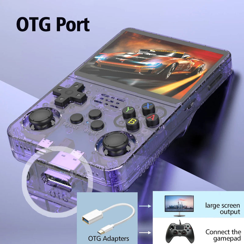 Video Game Portátil R36s 64g Tela HD com 15000 Jogos