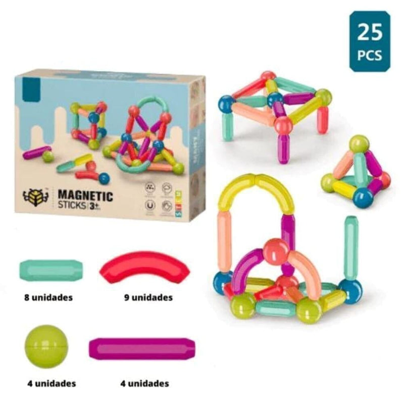 Brinquedo com Peças Magnéticas
