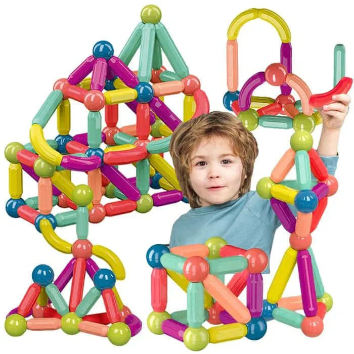 Brinquedo com Peças Magnéticas