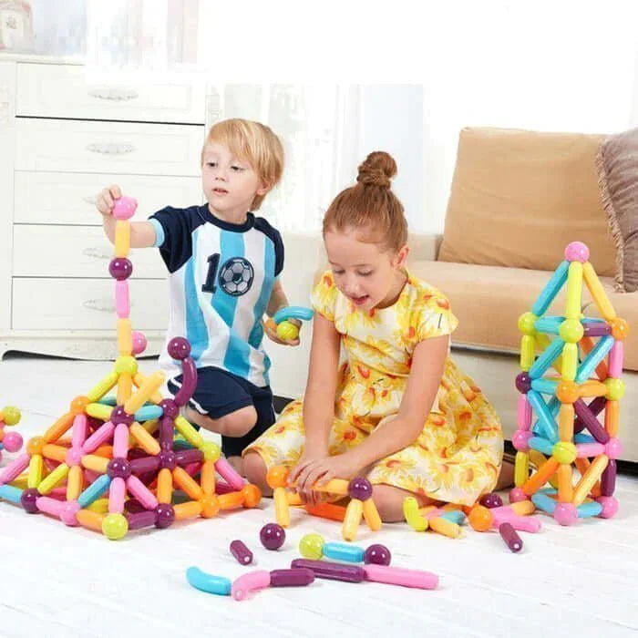 Brinquedo com Peças Magnéticas