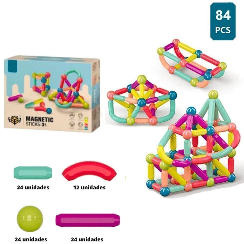 Brinquedo com Peças Magnéticas
